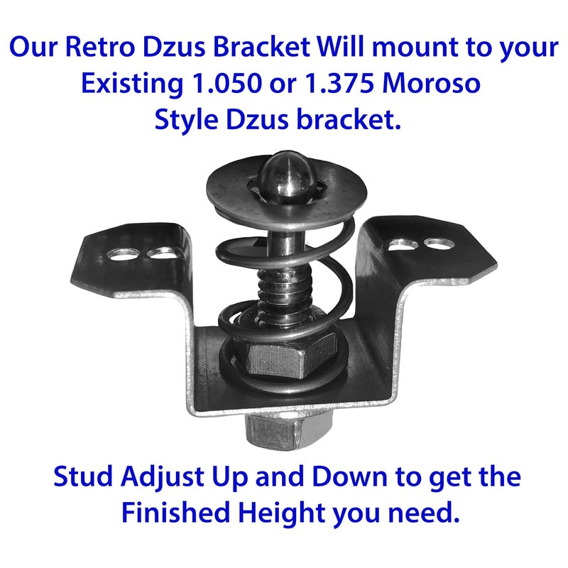 Push Button Latches Dzus Large Push Button Retro Quick Latch Release Black 1.375 - Image 3